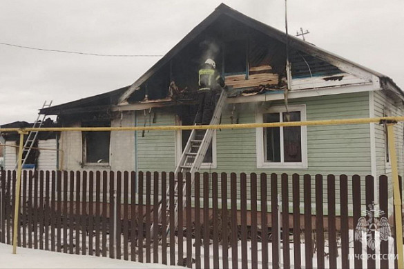 При пожаре в Кинешме на Телевизионной пострадал человек